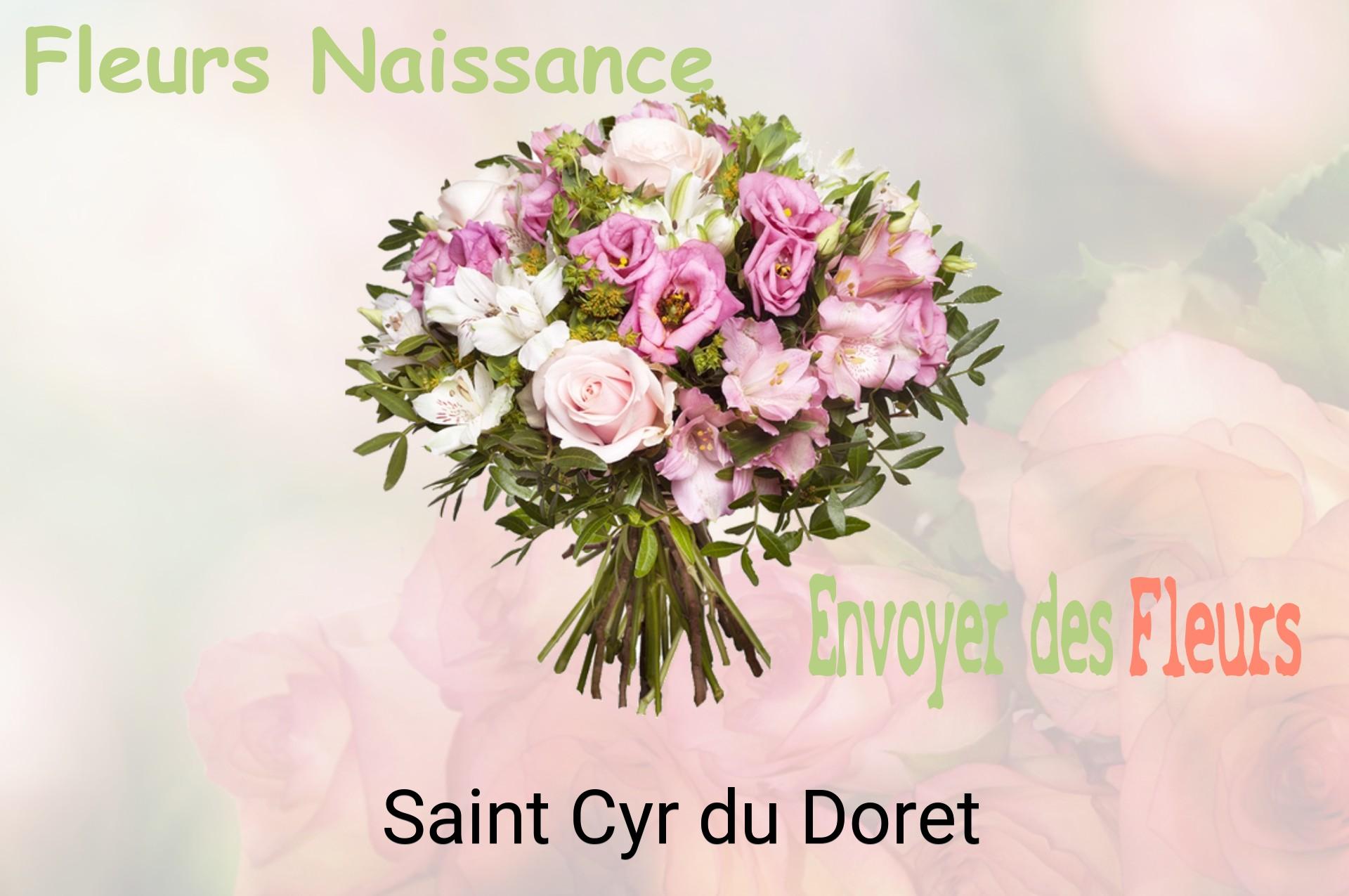 Bouquet de fleurs de naissance livré à Saint-Cyr-du-Doret