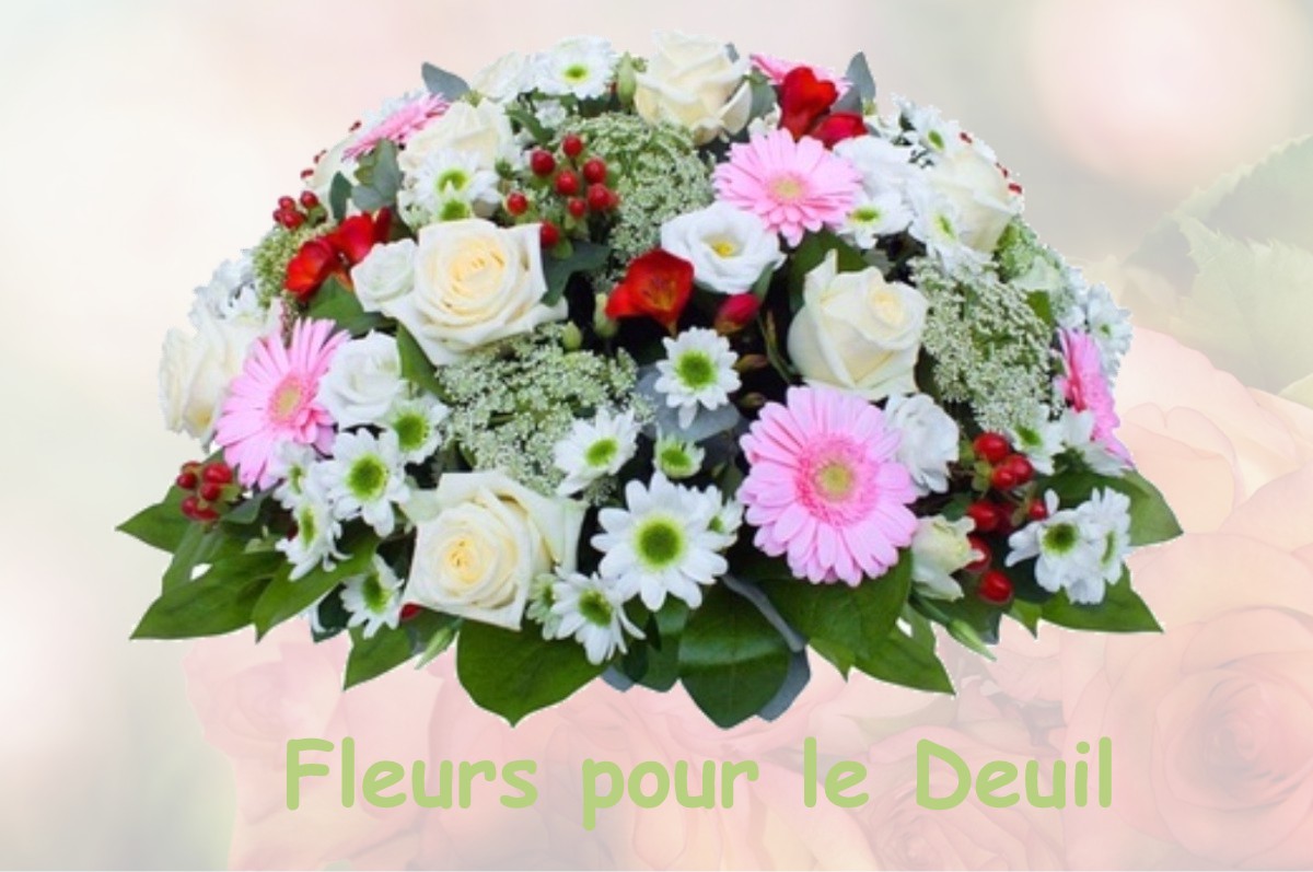 fleurs deuil SAINT-CYR-DU-DORET